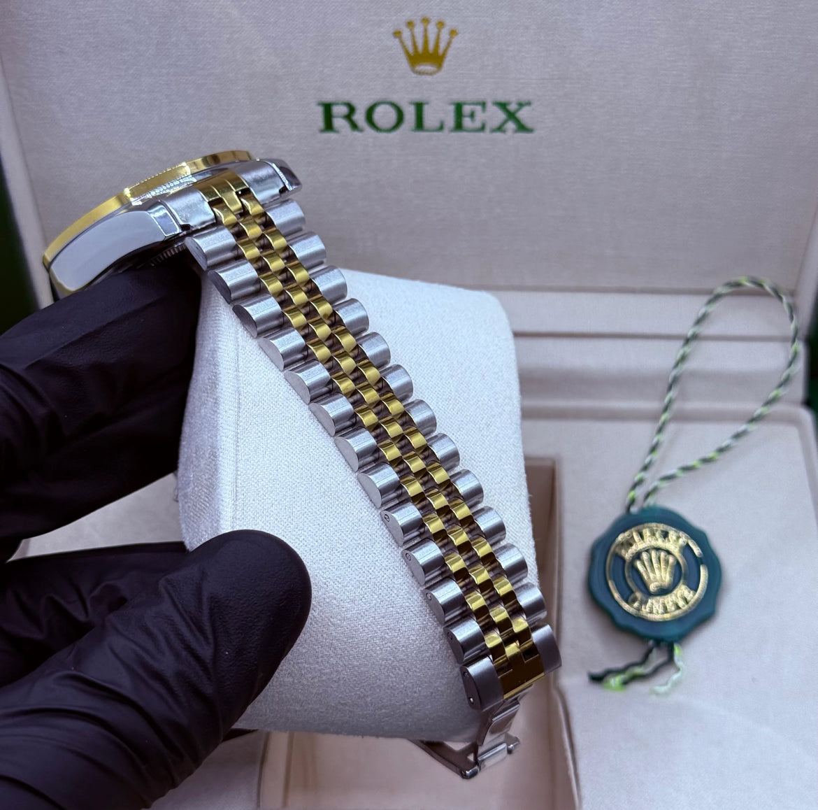 Rolex truetone with Golden Dial