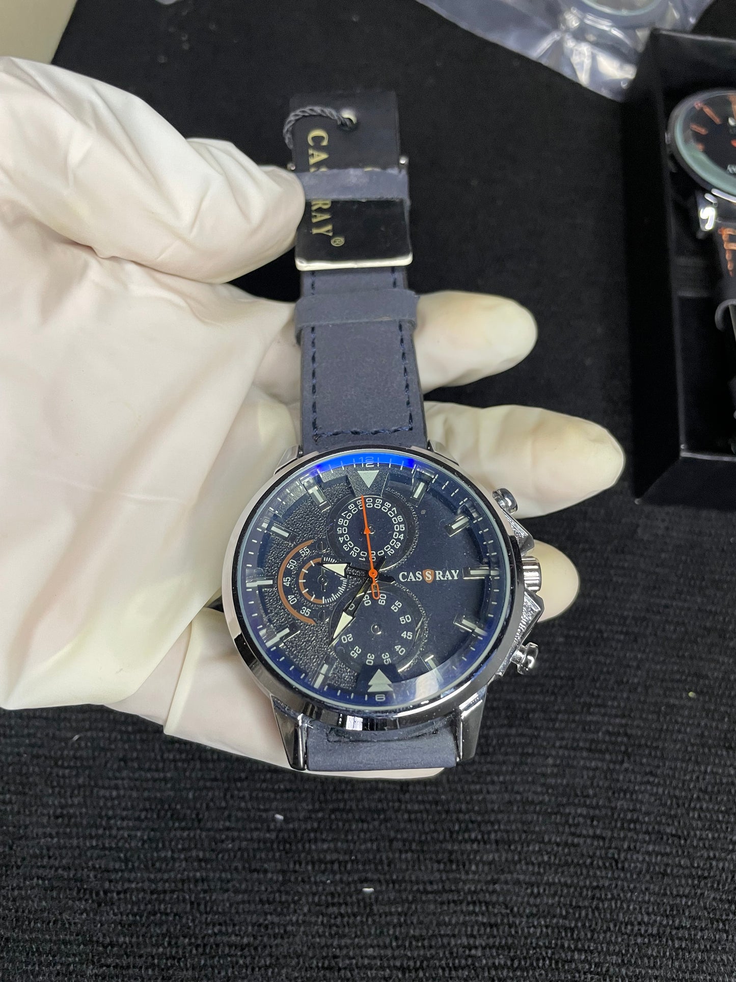 Cassray blue strap watch