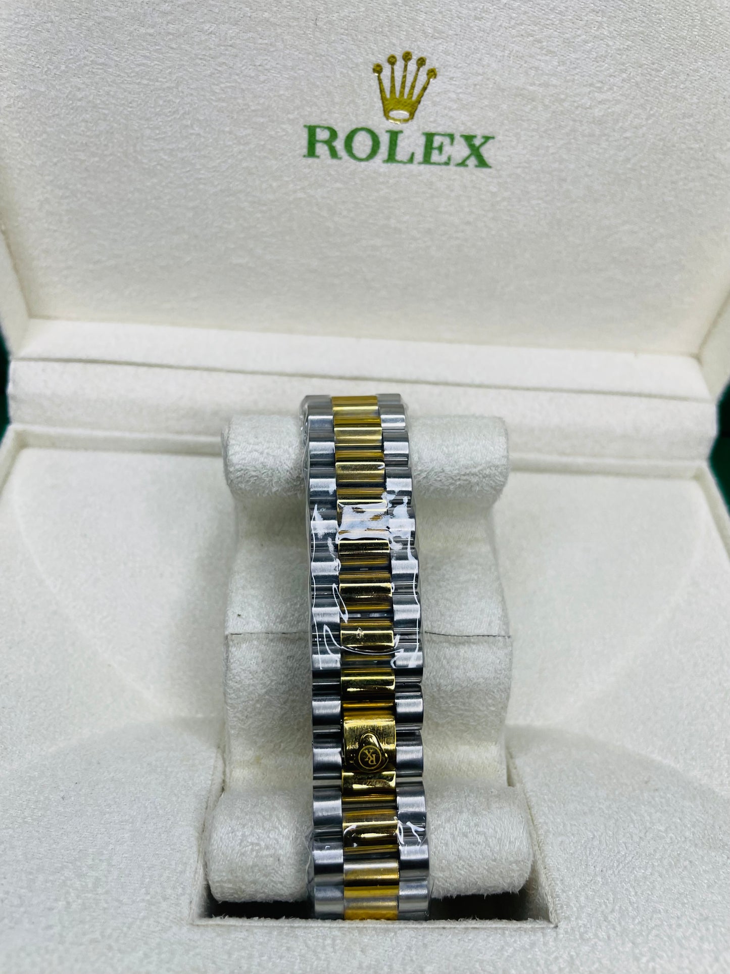 Black with golden dial