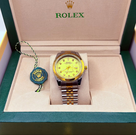 Rolex truetone with Golden Dial