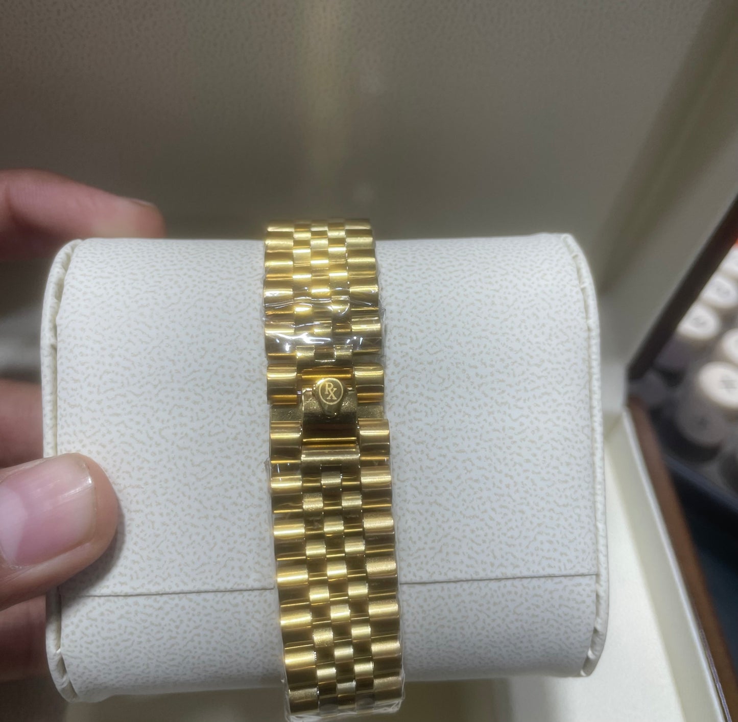 Rolex Day&Date Green Dial with Golden jubilee chain