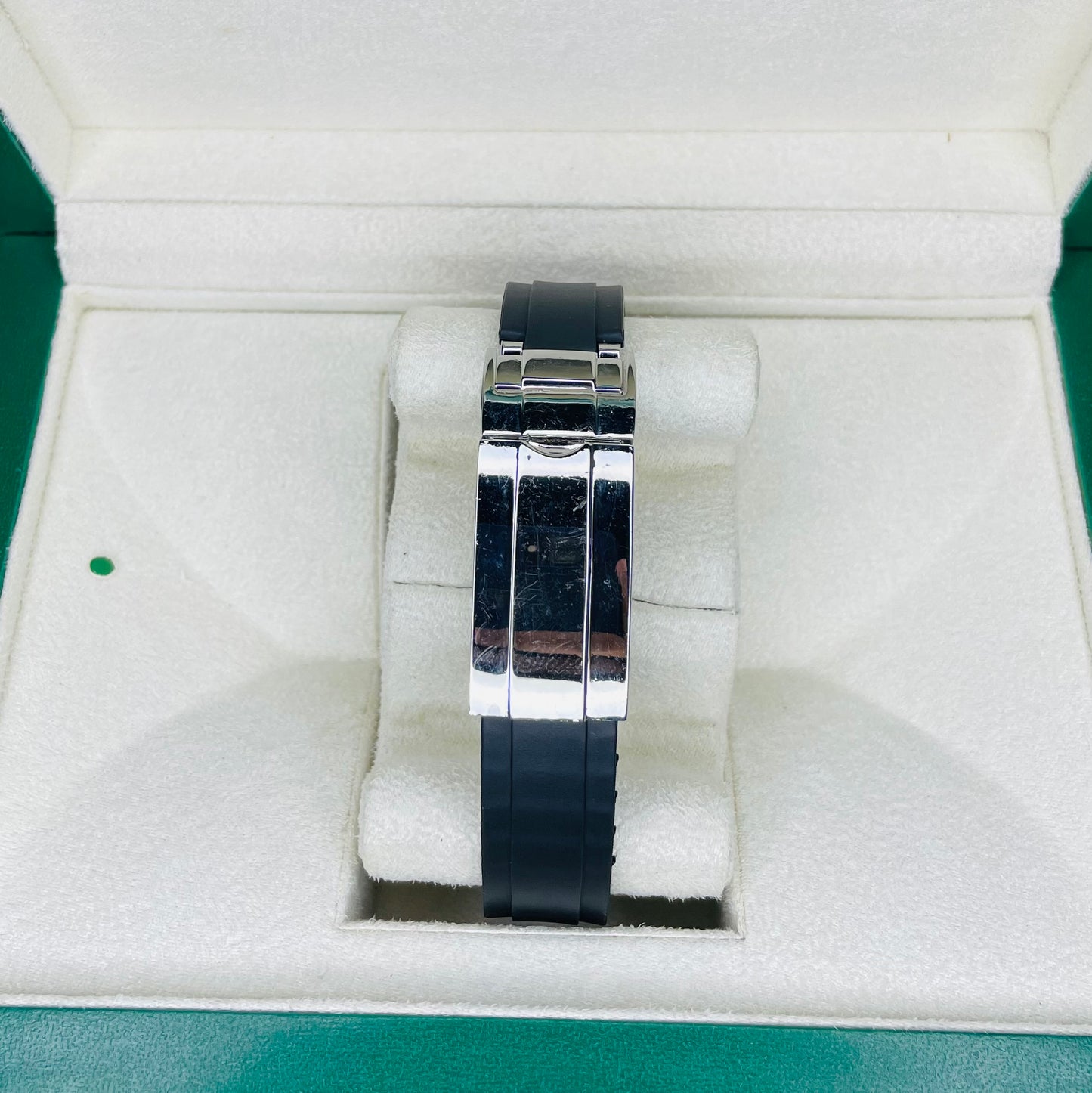 Rolex white dial watch