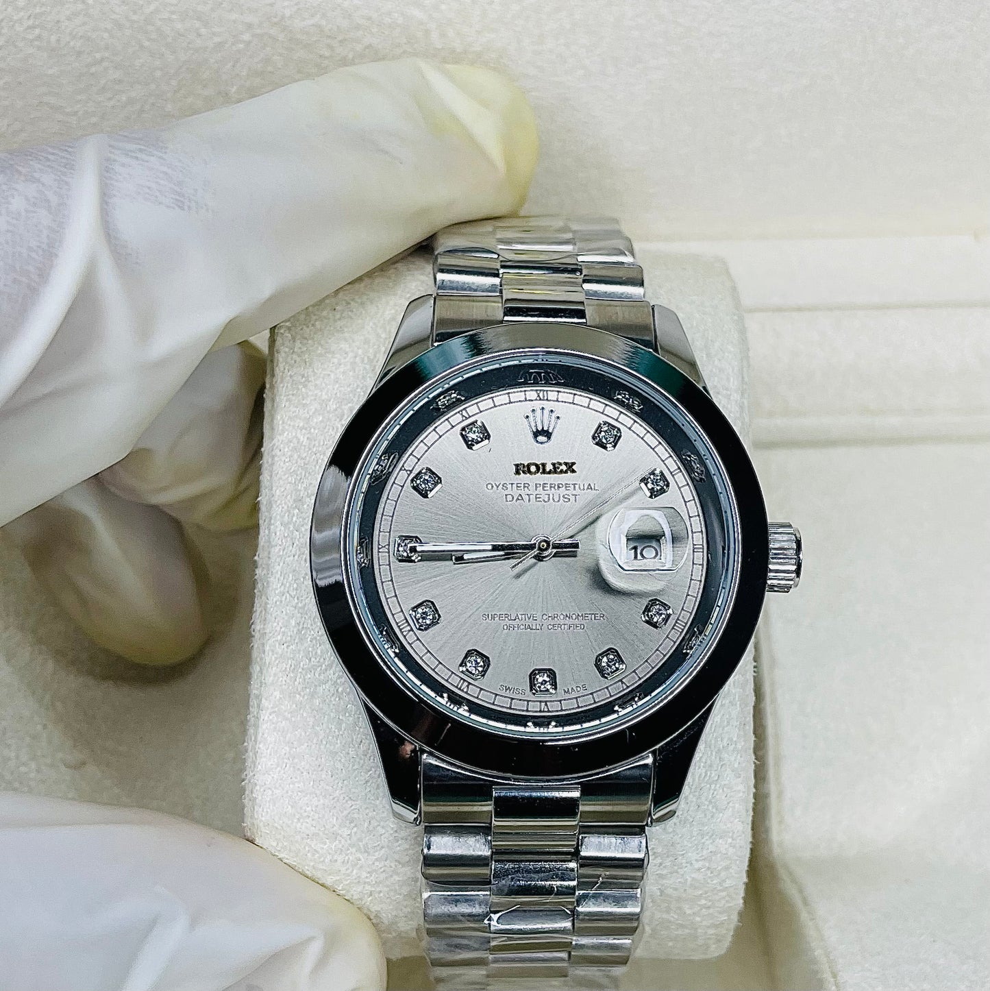 Rolex silver Dial