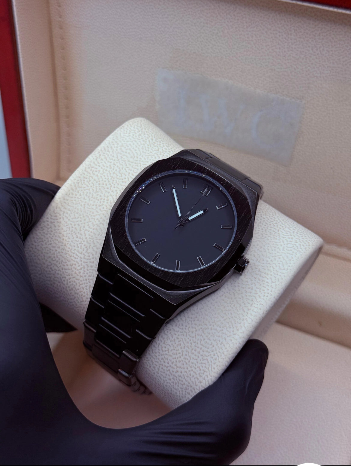 Black Aura Stainless steel watch