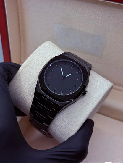 Black Aura Stainless steel watch