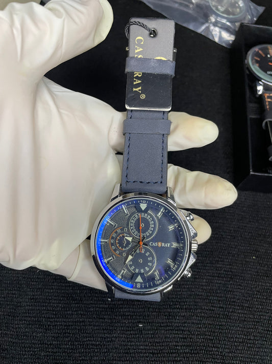 Cassray blue strap watch