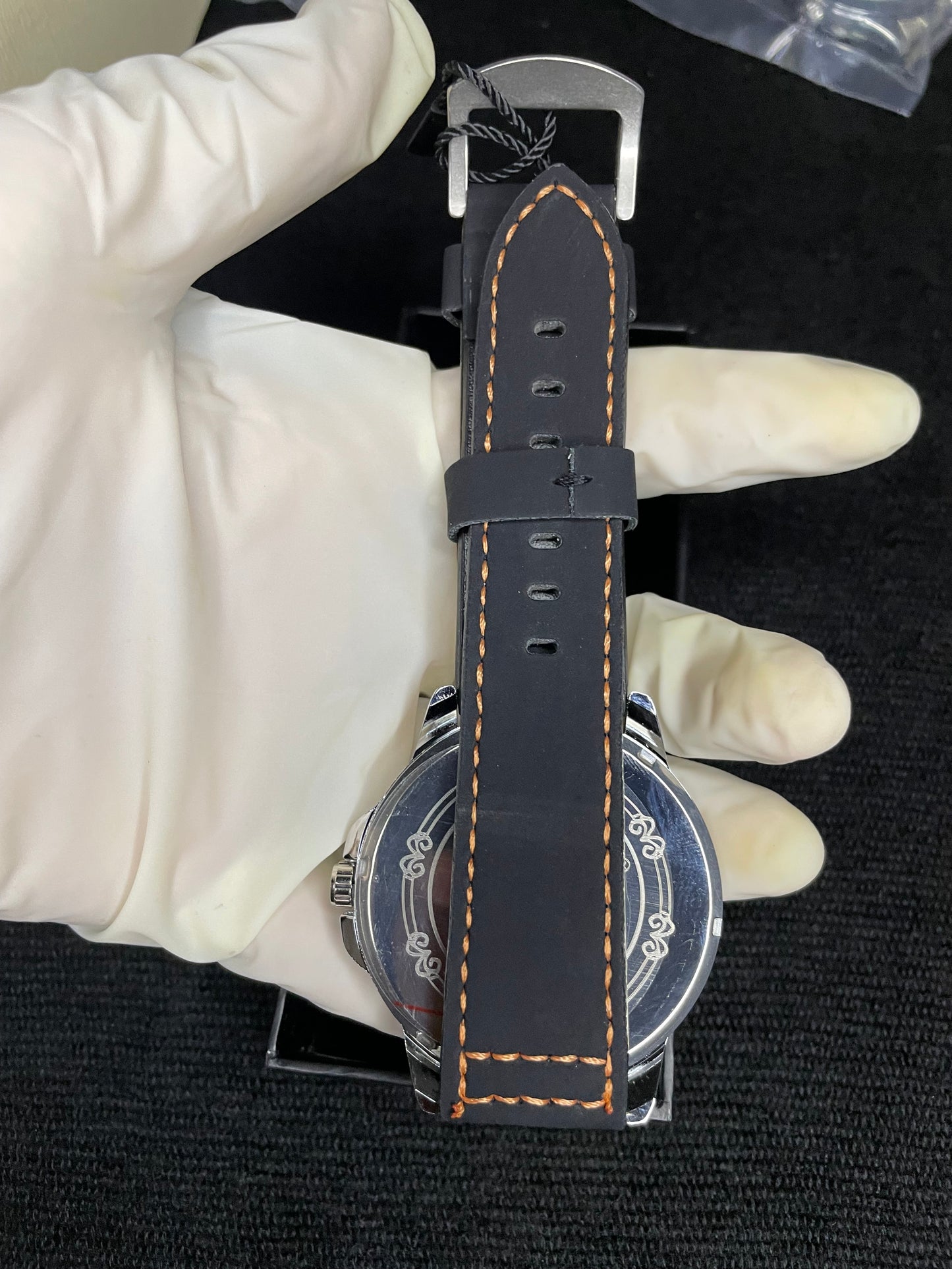 Cassray black strap watch