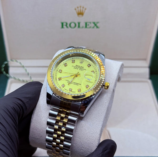Rolex truetone with Golden Dial