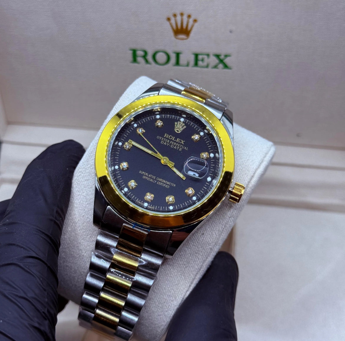 Rolex Oyester Truetone With Black Dial