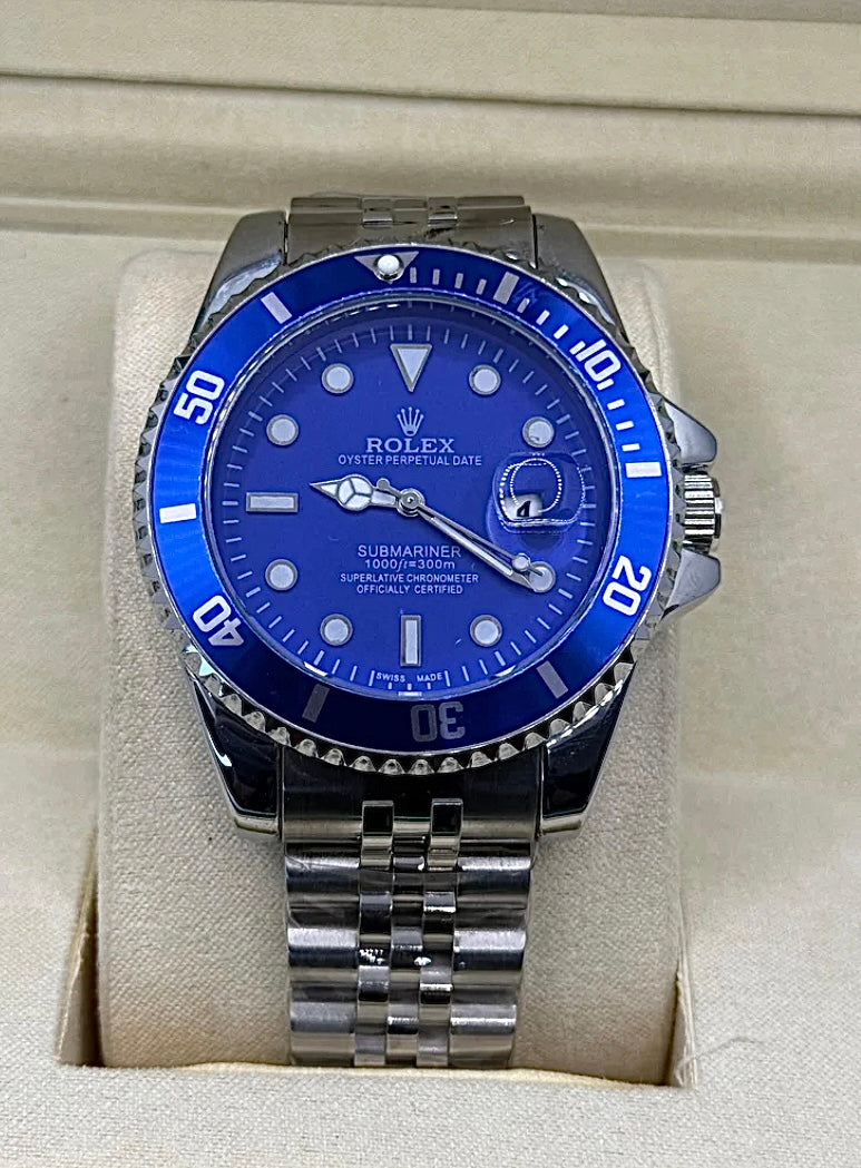 Rolex submariner Blue & Rotating dial watch