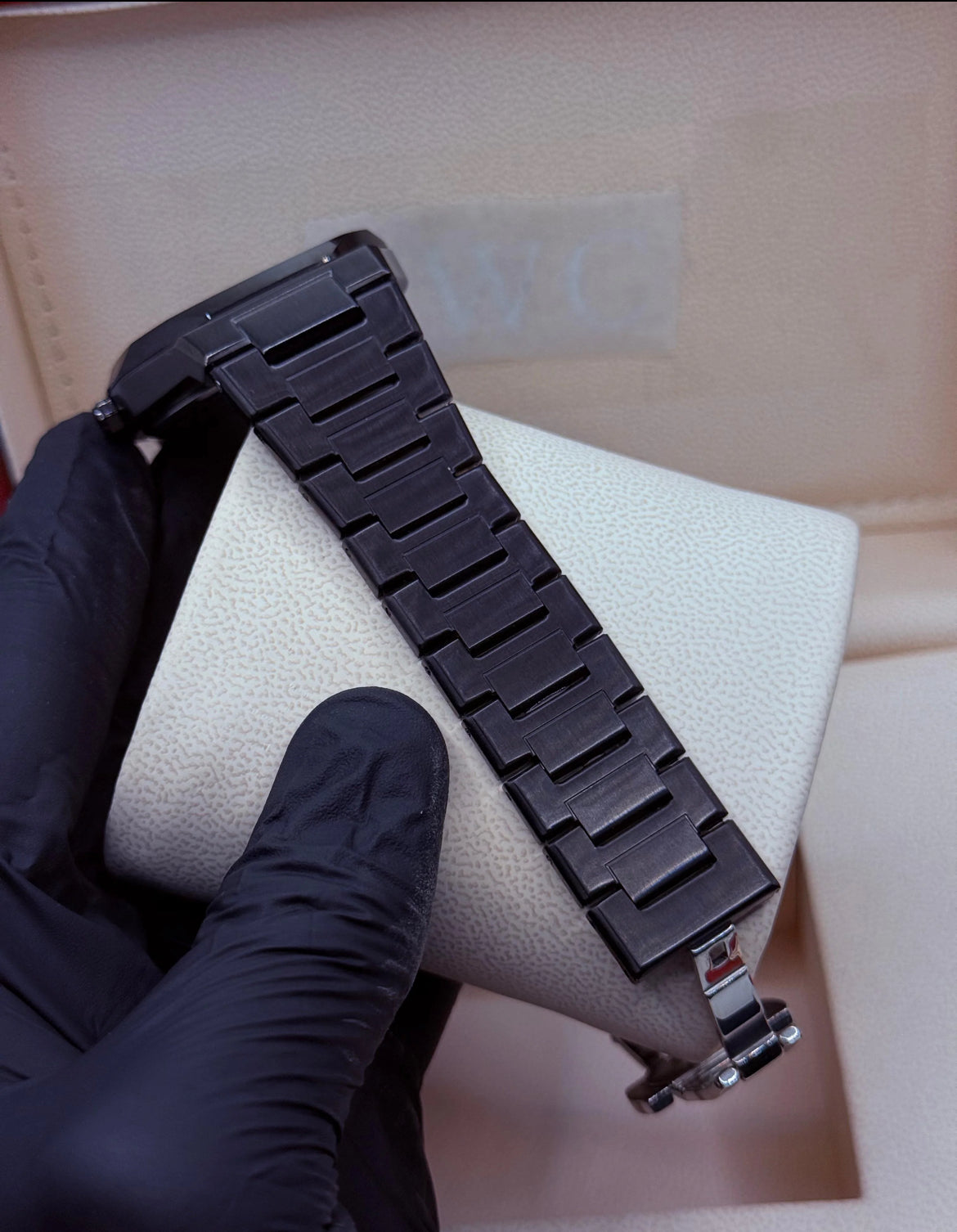 Black Aura Stainless steel watch