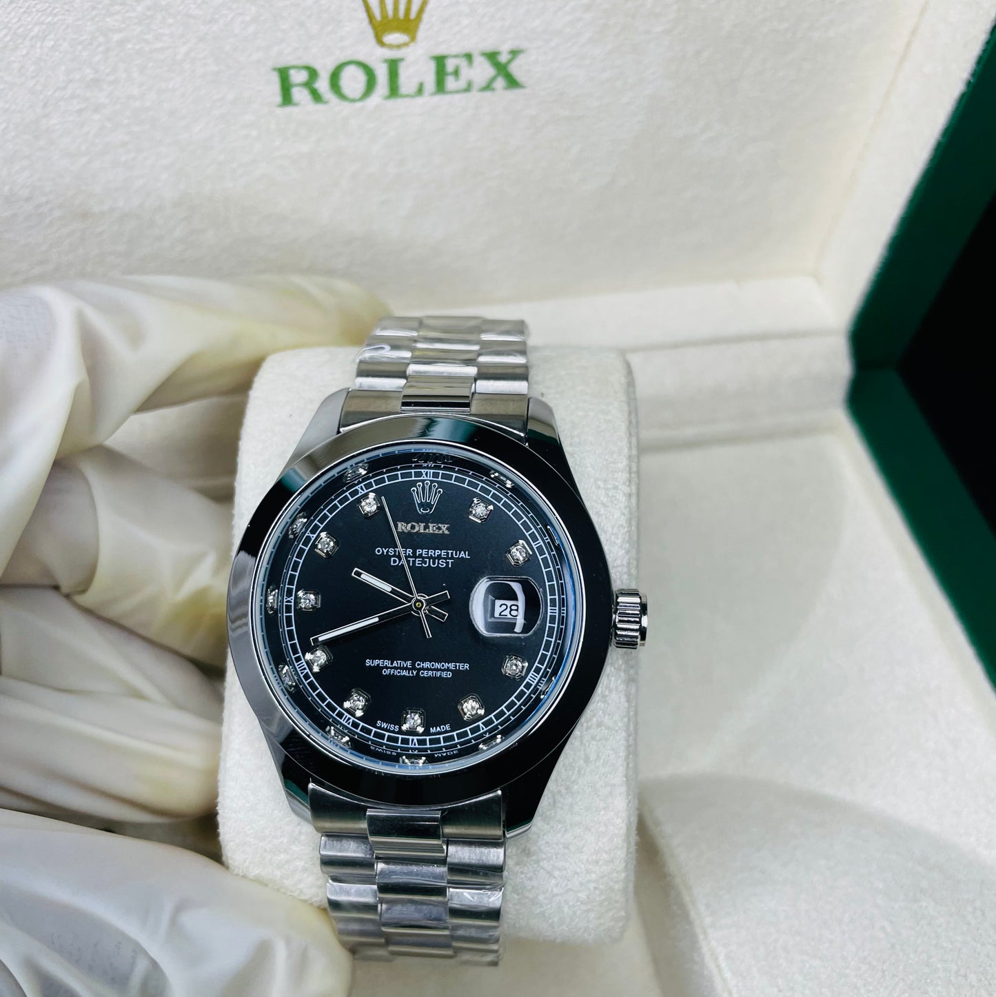 Rolex Black Dial watch
