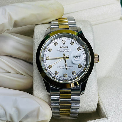 Rolex 2tone White Dial