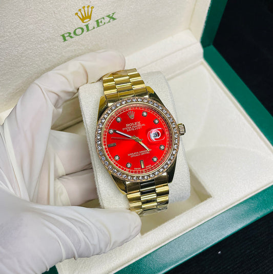 Rolex Red Dial watch