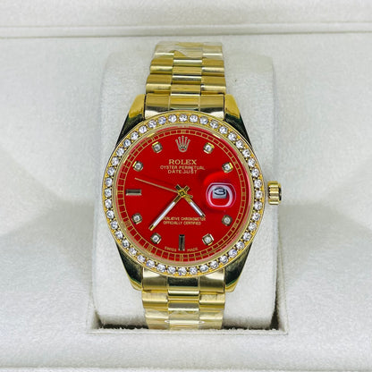 Rolex Red Dial watch