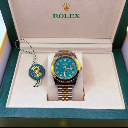 Rolex truetone with Green Dial