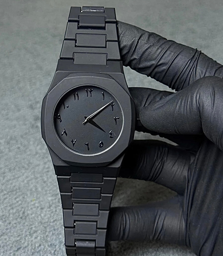 Black Arabic Aura watch