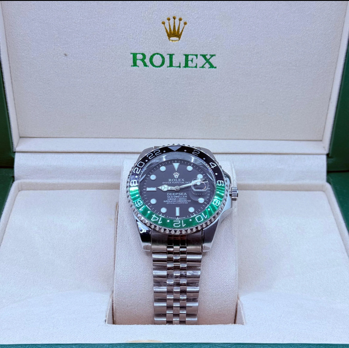 Rolex Deapsea Green & Black Rotating Dial