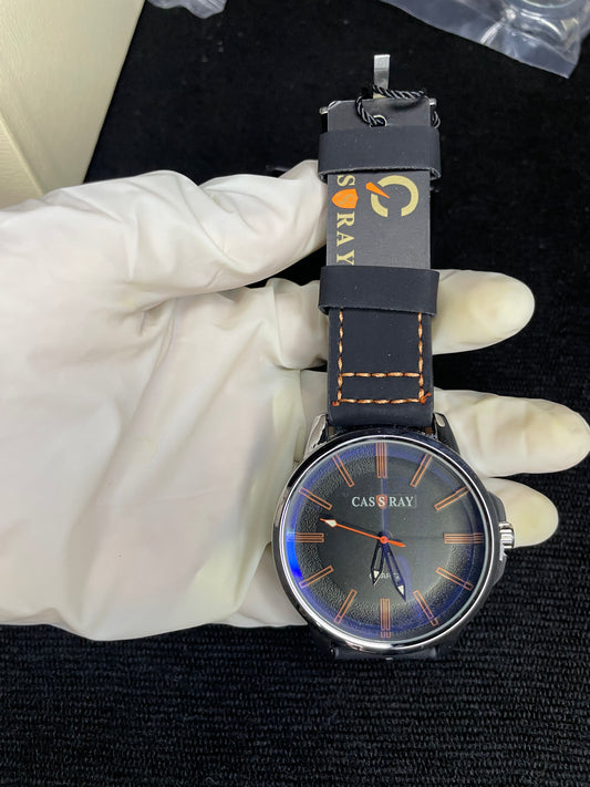 Cassray black strap watch