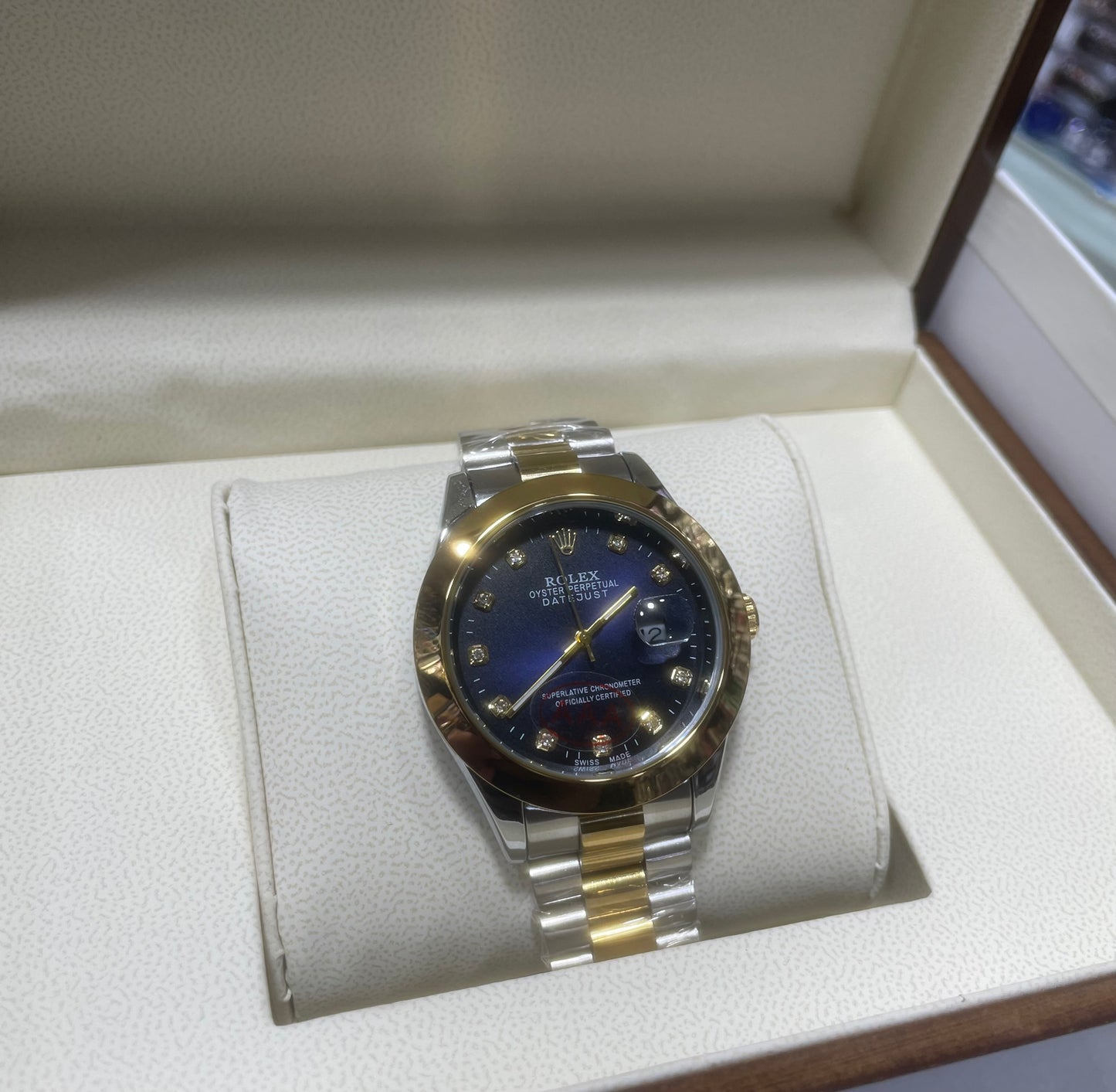 Rolex Truetone Blue Dial