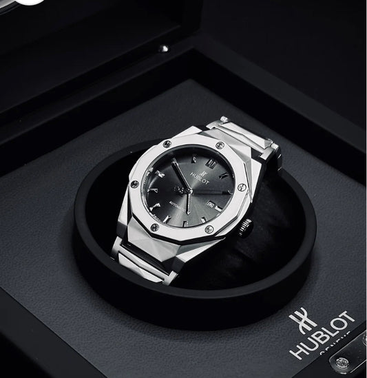 Hublot Diamond cut Black Dial