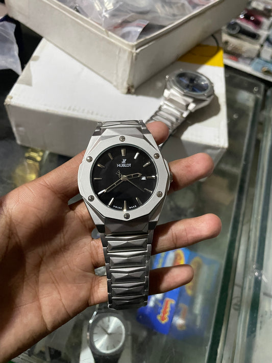 Hublot Diamond cut Black Dial