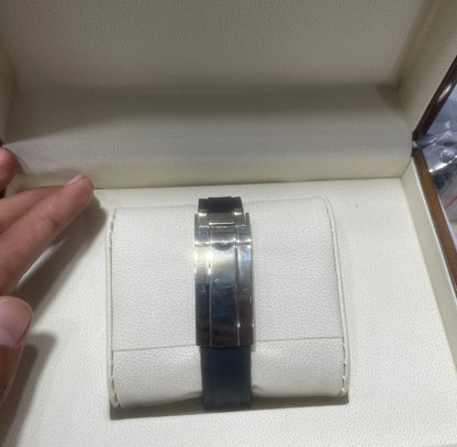 Rolex Daytona strap silver with Black dial