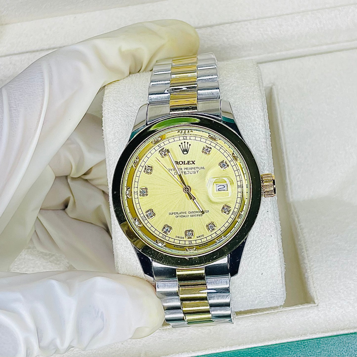 Rolex golden dial